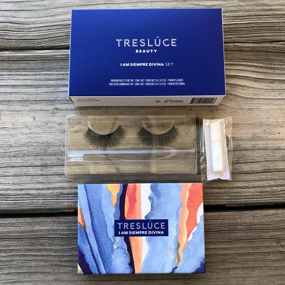 TRESLUCE BEAUTY I Am Siempre Divina Set Eyeshadow Palette, Lashes, & Lash Glue - Picture 8 of 9